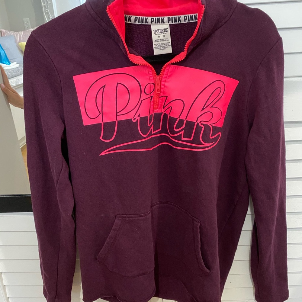 Pink Quarter Zip